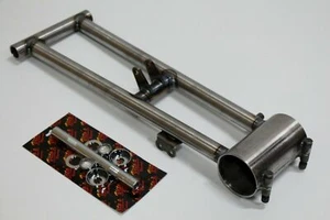 TYSON Banshee swingarm rear round extended chromoly + front bearings kit +4" - Picture 1 of 12