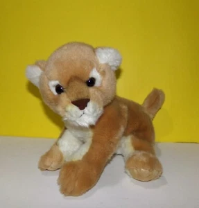 10 Zoll Aurora LÖWENJUNGE realistisches Kuscheltier Bohne Plüschtier Baby Löwe - Bild 1 von 3