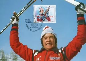 2024 Norway 1989, NK 1077 canc. on day of issue, Olympic Postcard. - Picture 1 of 1
