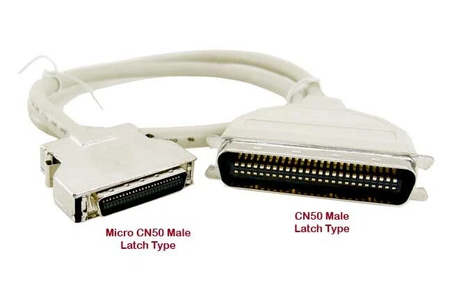 Micro CN50 to CN50 Male/Male SCSI Cable, 3FT - Image 1 of 1