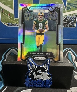 2023 Panini Prizm Silver - #107 Christian Watson - Green Bay Packers - Picture 1 of 3