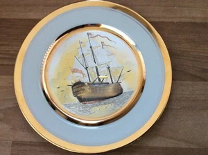 CHOKIN MASTER - YOSHINOBU HARA LTD EDITION 1983 - HMS VICTORY COLLECTORS PLATE - Picture 1 of 6