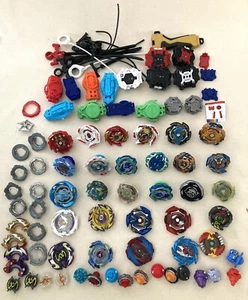 Beyblade Mixed Lot Metal Fusion Burst Bakuten Shoot TAKARA TOMY Launcher Parts - Picture 1 of 6