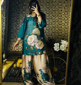 Pakistani Farshi Salwar Kameez Ready To Wear Dress Suits Wedding Party Bollywood - Picture 1 of 7