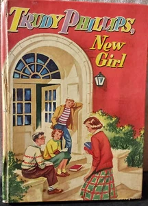 Vintage 1953 Kinder Kapitel Buch Trudy Phillips, neues Mädchen von Barbara Bates - Bild 1 von 6
