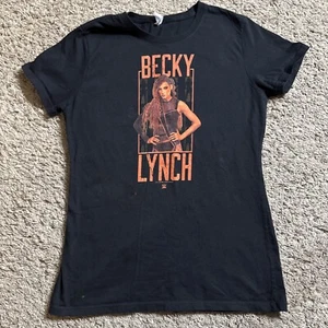 WWE Becky Lynch Black Graphic Shirt Mens Size S Small The Man Pro Wrestling - Picture 1 of 10