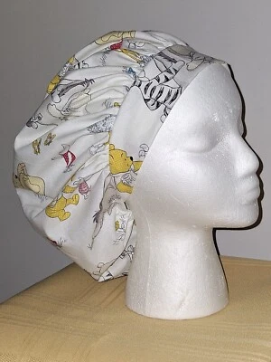 Winnie the Pooh Medical Surgical Bouffant Scrub Hat SIZE Medium - Image 1 of 2