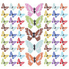 100 Wooden Butterfly Buttons For Crafts And Sewing-Lh