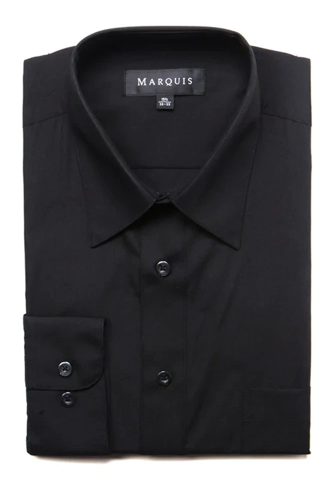 Marquis 009 Dress Shirt Regular Fit Black - Image 1 of 1