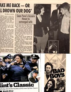 actor Sean Penn - 40 separate, original pages clippings pages lot - Picture 1 of 1