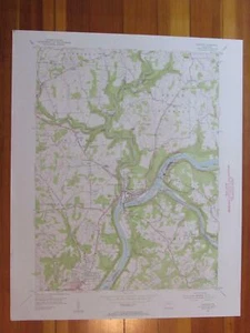 Freeport Pennsylvania 1955 Original Vintage USGS Topo Karte - Bild 1 von 1