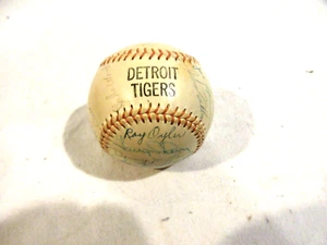 1966 Detroit Tigers Team Signed Baseball 29-Signatures Authentic ungraded - Picture 1 of 15
