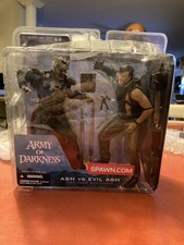 2002 Mcfarlane Toys Army Of Darkness 2 Pack Ash Vs Evil Ash Sealed New Evil Dead