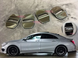 M-BENZ 13~19 W117 CLA-class sedan stainless steel door lock striker cover 4pcs ◎ - Foto 1 di 3