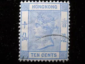 Hongkong Briefmarke - Victoria 10 Cent - gebraucht - Bild 1 von 2