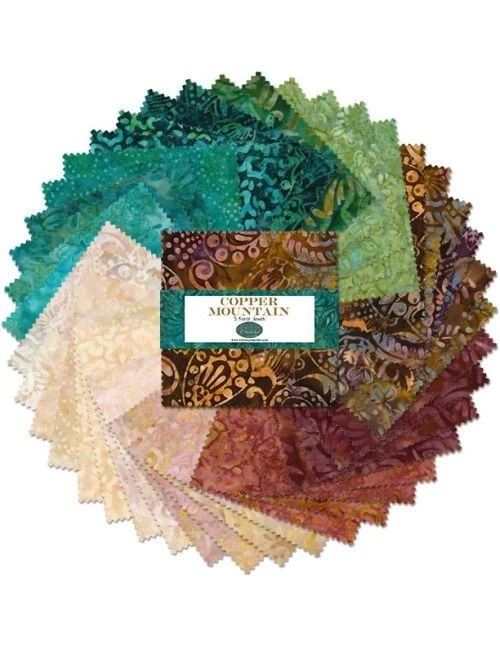 Impresiones Essentials Jewels de Wilmington - Batiks de montaña de cobre 5 quilates/dije Foto 1 de 1