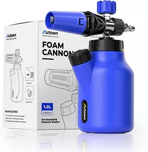 Foam Cannon, Car Wash Cleaning Foam Cannon for Pressure Washer with Wide Neck an - Picture 1 of 12