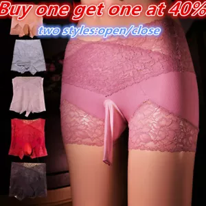 Sissy Herren Sexy Dessous Etui Höschen Spitze Boxershorts weiches Netz Unterwäsche - Bild 1 von 18