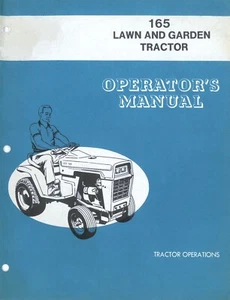 Tractor de césped y jardín manual del operador Ford 165 LGT165 LGT - Imagen 1 de 12
