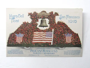 Panama Pacific International Expo Liberty Bell Float Advertising Postcard 1915 - Picture 1 of 2