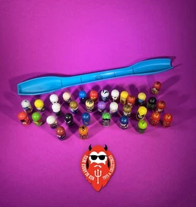 Marvel Mighty Beanz Collection of 29 +1 and Flip Track Venom Wolverine more GD04 - Picture 1 of 7