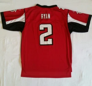 Falcons NFL Matt Ryan Youth Jersey 2 Atlanta L 14 16 Red On Field Reebok - Bild 1 von 11