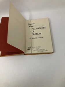 1969 Edward Albee Playwright in Protest by Michael E Rutenberg Hardcover Book - Bild 1 von 11