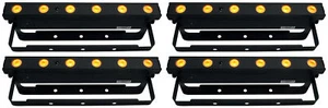 (4) Chauvet DJ EZLink Strip Q6BT ILS RGBA Battery Wash Strip Lights w/Bluetooth - Picture 1 of 9
