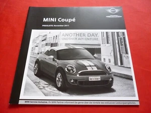 MINI cupé R58 Cooper Cooper S SD John Cooper Works lista de precios 2011 - Imagen 1 de 1