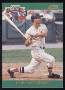 #3 OF 4 CARL YASTRZEMSKI 1992 SCORE THE FRANCHISE BOSTON RED SOX MLB BASEBALL - Picture 1 of 2