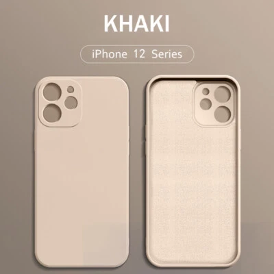 Phone Case For iPhone 17 16 15 14 13 11 Pro Max 12 XR SE 8 Liquid Silicone Cover - Image 1 of 4