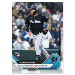 Agustín Ramírez - 2025 MLB Topps NOW® - Card 107 - Picture 1 of 2