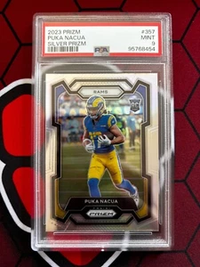 2023 Panini Prizm - Rookies Silver Prizm #357 Puka Nacua (RC) PSA 9 New Slab! - Bild 1 von 2