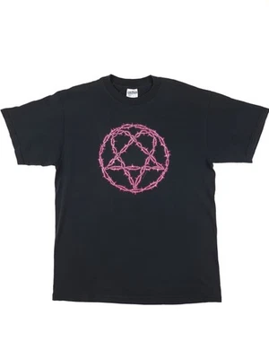 Camiseta De Colección HIM 2004 US TOUR HEARTAGRAM BAND Y2K Goth Metal VV Ville Valo M Foto 1 de 4