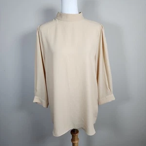 Simons Blouse Womens Medium Tunic Lightweight Flowy Office Career NEW With TAGS - Picture 1 of 13