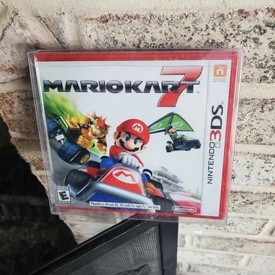 NEW Mario Kart 7 3DS Facroty Sealed Red Case Variant Nintendo 2011 W Protector - Image 1 of 4
