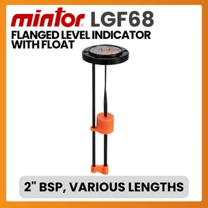 Indicador de nivel con brida Mintor LGF68 con sistema de flotador, para aceite - Imagen 1 de 2