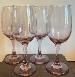 "Juego de 4 copas de vino de ciruela Libbey Premiere vintage descontinuadas ~ 7,25""" - Imagen 1 de 4
