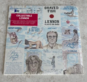 1978 JOHN LENNON/Plastic Ono Band LP Shaved Fish SHRINK! Hype Sticker SW-3421 - Picture 1 of 5
