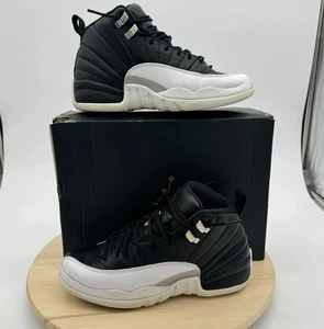 Nike Air Jordan 12 Retro GS XII Playoff 153265-006 Sz 7 / 7Y  W/ Box 2021 Black - Picture 1 of 24