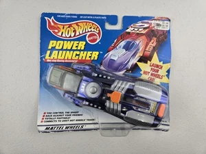 Vintage 2000 Hot Wheels Power Launcher Stunt Car Purple Popped Seal - Picture 1 of 8