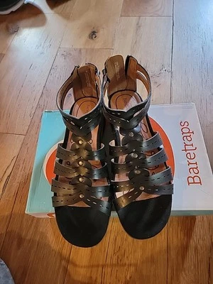 Baretraps Kaiser Black Sandals Sz 7 1/2 Brand New - Image 1 of 4