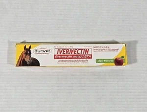 Durvet Ivermect Equine Wormer Paste - Tubes Exp: 2026 Apple - Picture 1 of 1