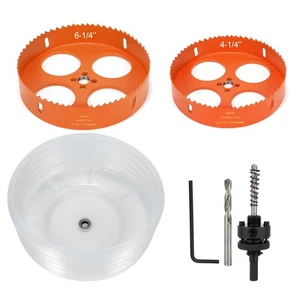 6.25 Inch 4.25 Inch Hole Saw for Recessed Lights, 6 1/4 & 4 1/4 Hole Saw with... - Picture 1 of 7