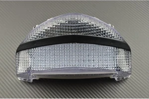 Feu Stop LED Blanc Clair avec Clignotants HONDA CBR 929 RR 929RR SC44 2000-2001 - Picture 1 of 3