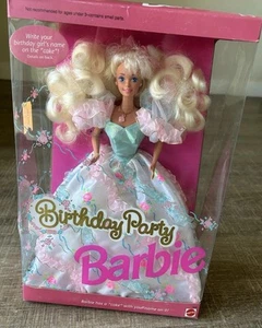 Muñeca Barbie Vintage 1992 Fiesta de Cumpleaños Pastel Nueva en Caja Rubia RARA 3388 - Imagen 1 de 11