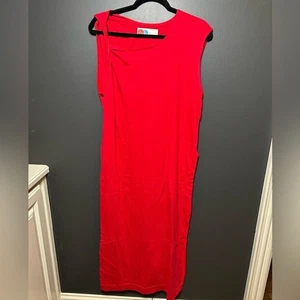 Free People | FP Beach Drew Midi | Rot | Twisted Sleeve | Small | Neu ohne Etikett | Call Out - Bild 1 von 9