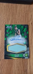 2024 Topps Graphite Signature Relics Card Celine Naef /75 RC Event Used - Bild 1 von 2