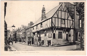 CAERNARVONSHIRE - CONWAY, THE OLD TEMPERANCE HOTEL BY PEACOCK - Picture 1 of 2