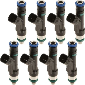 8, OEM, Fuel Injectors fits 06-11 Cadillac SRX Buick Lucerne 4.6L 0280158083 - Picture 1 of 3